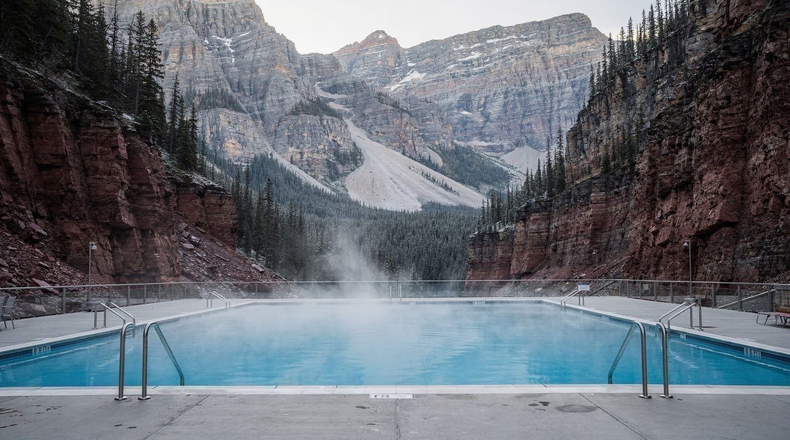 Radium Hot Springs: the pools at Kootenay's south gate