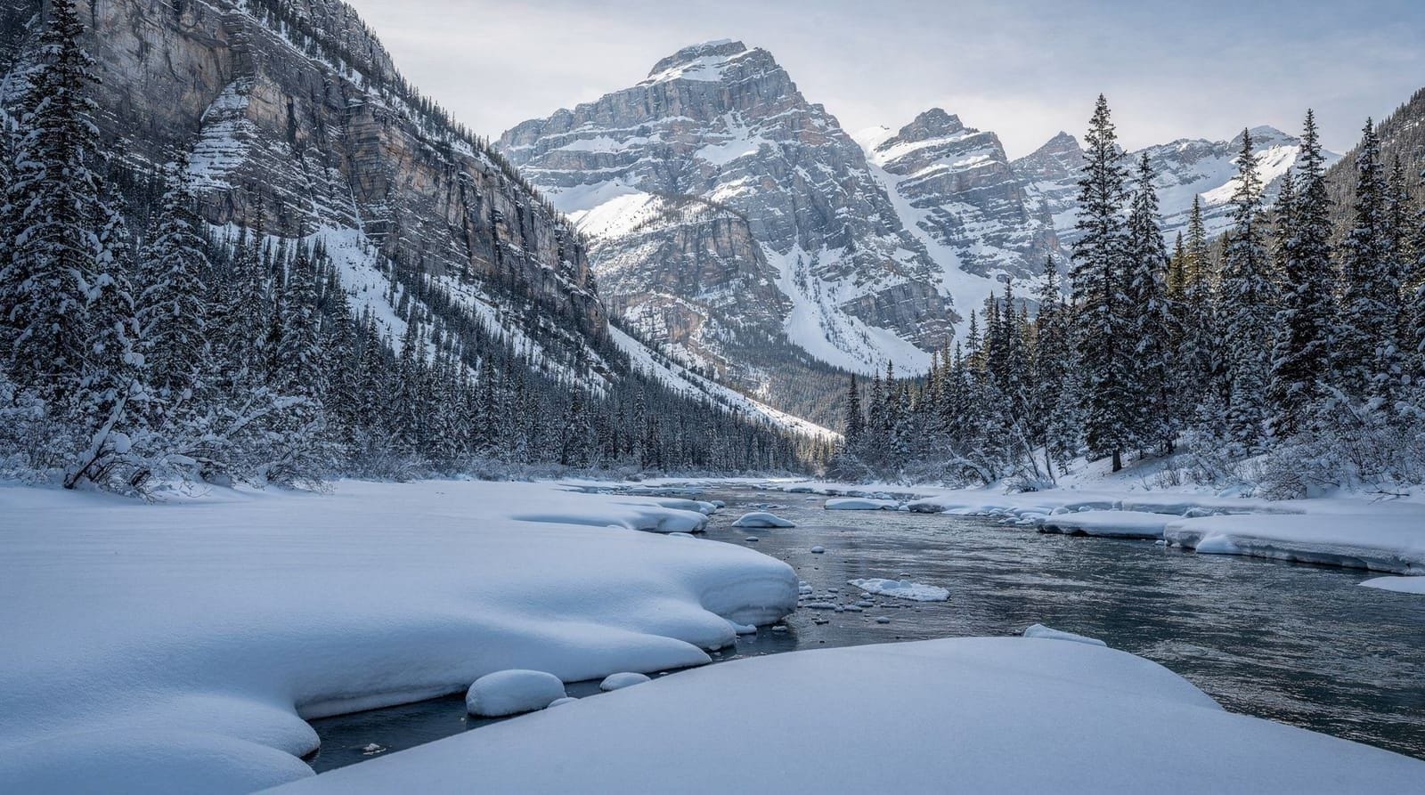 Banff in winter, month by month