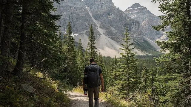 Bear safety on Banff trails: distances, spray, and hiking smart