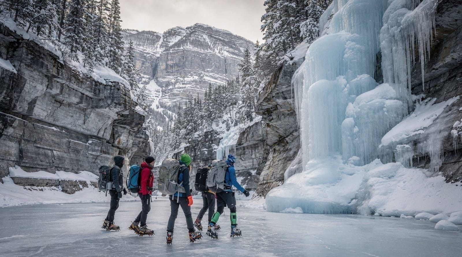 Johnston Canyon and Maligne Canyon ice walks