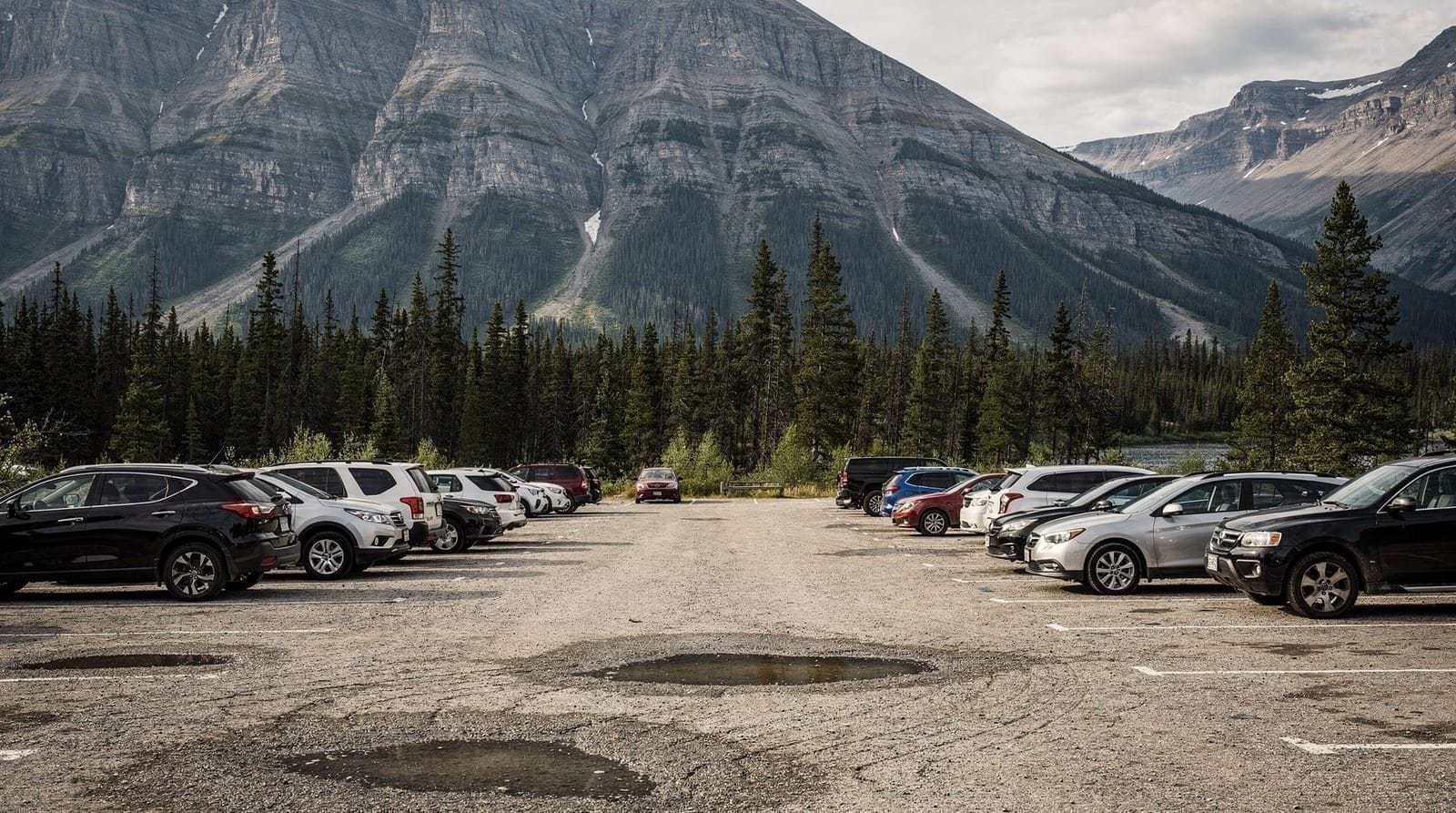 Parking in Banff and Lake Louise: what to actually expect
