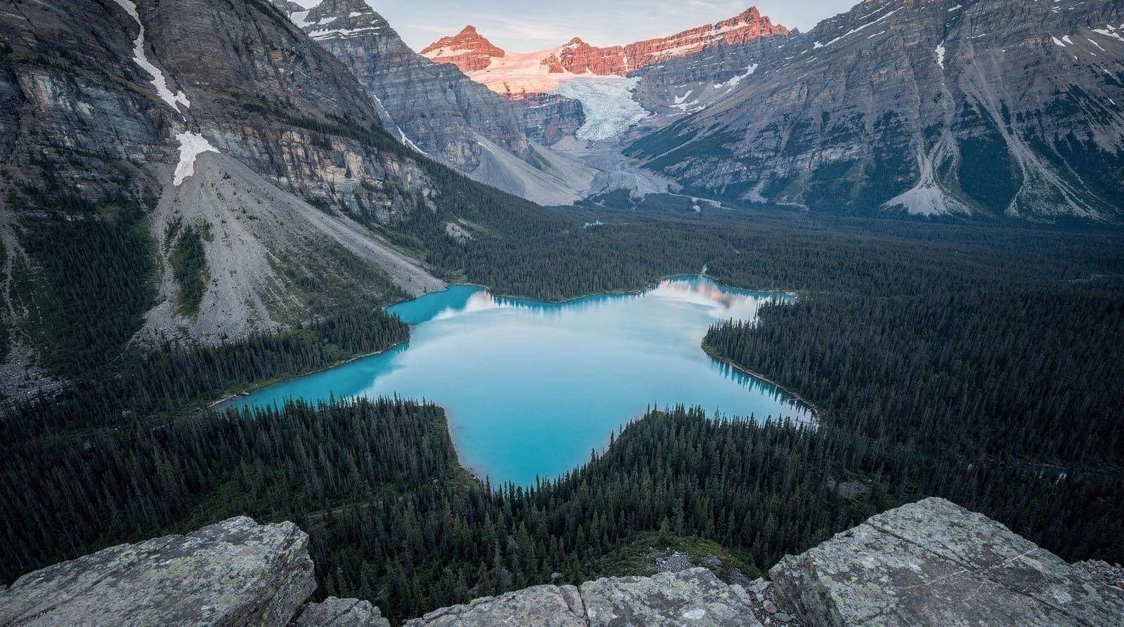 Peyto Lake viewpoint: what you actually see from Bow Summit