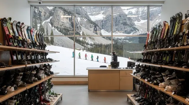 Ski and snowboard rental and lessons in Banff