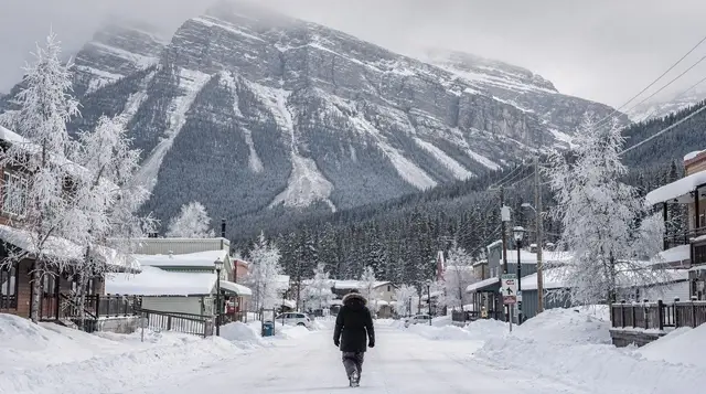 What minus 25 degrees really means in Banff