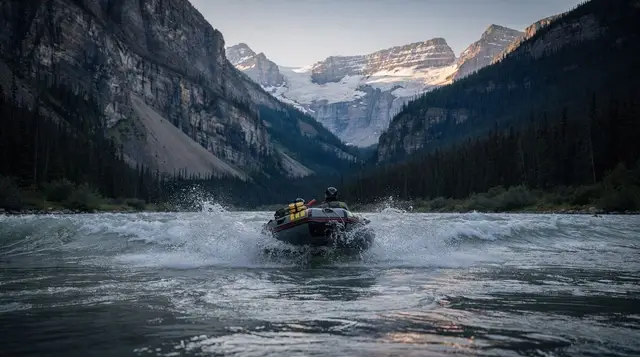 Whitewater rafting near Banff: Kicking Horse River vs. Bow River