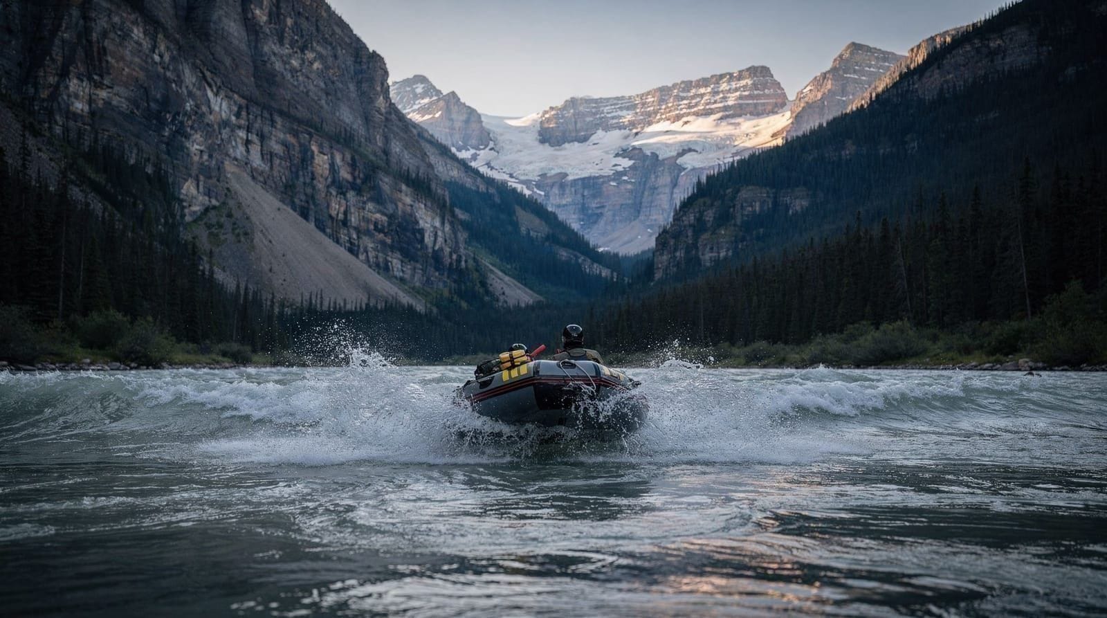 Whitewater rafting near Banff: Kicking Horse River vs. Bow River